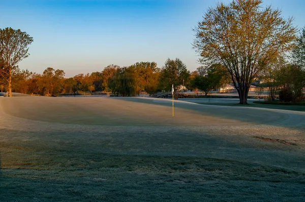 Early Moring Light Golf Course — Stock Photo, Image