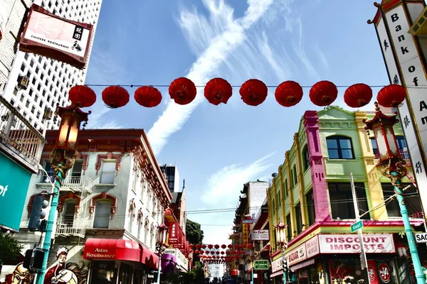 Beautiful Day Chinatown San Francisco — стоковое фото