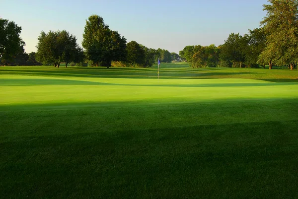 Campo Golf Fairway Putting Green —  Fotos de Stock