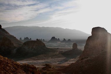 Kaliforniya 'nın zirvelerinin manzarası