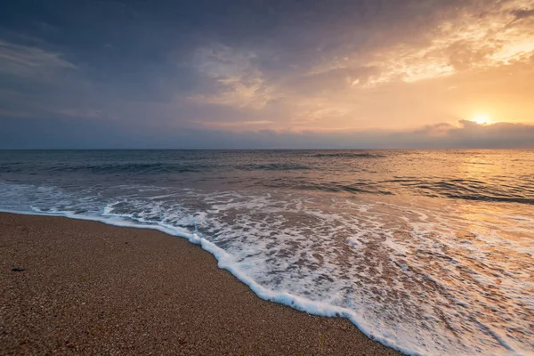 Beau Lever Soleil Sur Mer — Photo