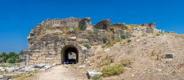 Oude Griekse Stad Miletus Aan Westkust Van Anatolië Turkije Een — Stockfoto