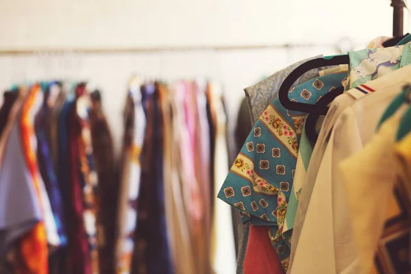 Vintage Clothing In A Used Clothing Store