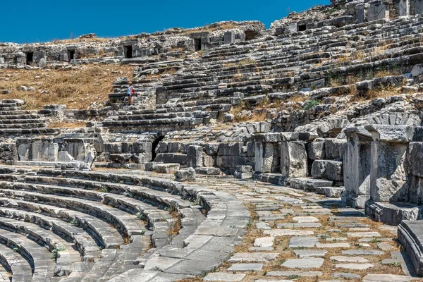 Oude Griekse Stad Miletus Aan Westkust Van Anatolië Turkije Een — Stockfoto