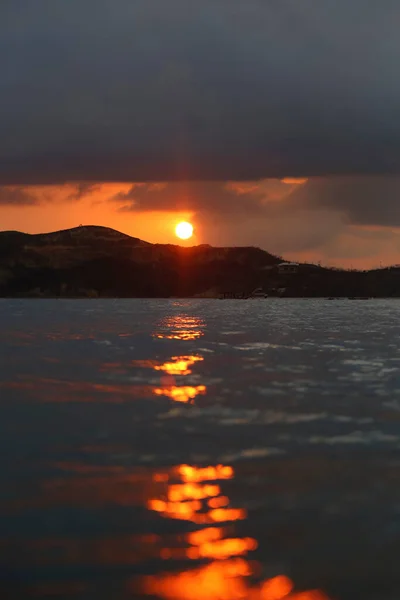 Ocean Landscape Sunset Time — Stock Photo, Image