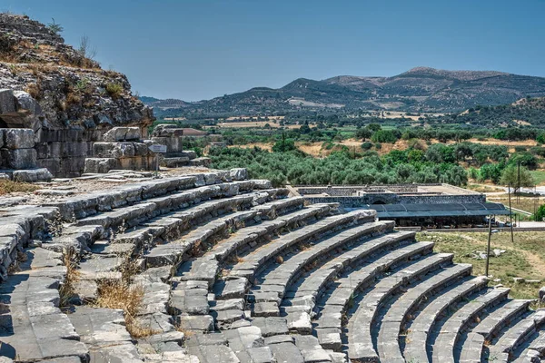 Oude Griekse Stad Miletus Aan Westkust Van Anatolië Turkije Een — Stockfoto