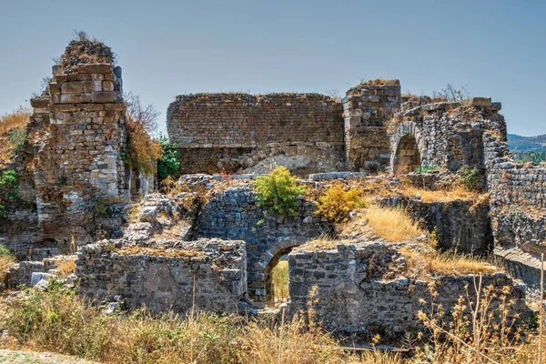 Cidade Grega Antiga Mileto Costa Ocidental Anatólia Turquia Dia Ensolarado — Fotografia de Stock