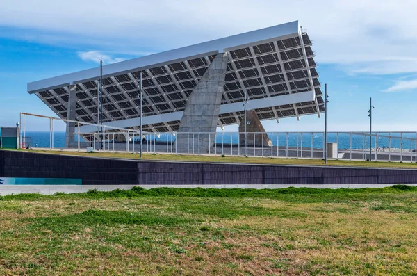 Arquitectura Futurista Barrio Marítimo Barcelona — Foto de Stock