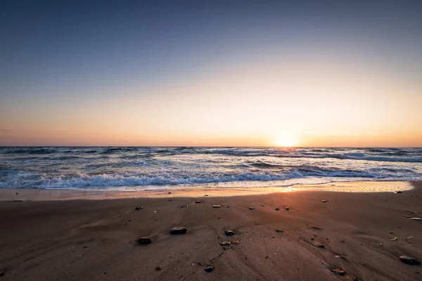 Beau Lever Soleil Sur Mer — Photo