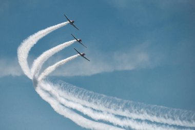 Ocean City Maryland sahilinde hava gösterisi