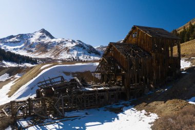 Colorado 'da terk edilmiş maden yapıları