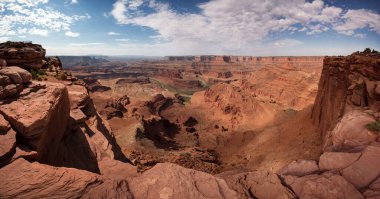 Canyonlands National Park in Utah, from Dead Horse Point State P clipart