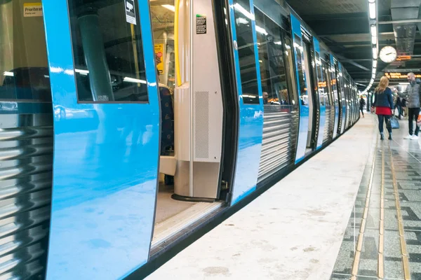 Centralen Merkez Metro Istasyonu Stockholm — Stok fotoğraf