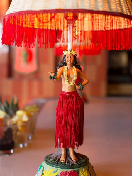 Χορεύτρια Χούλα Χαβανέζικη Λάμπα — Φωτογραφία Αρχείου