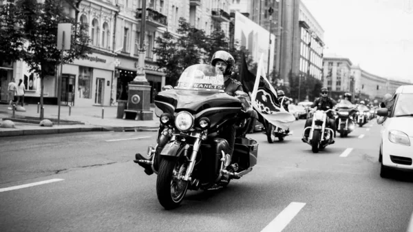 115Η Harley Davidson Μοτοσικλέτα Εορτασμοί Στο Κίεβο — Φωτογραφία Αρχείου