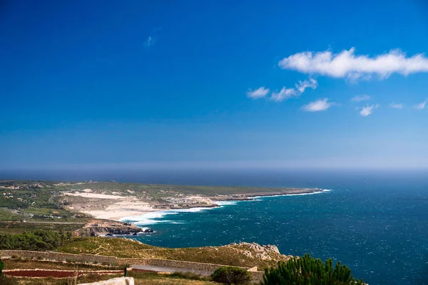 Hermosas Vistas Del Océano Día Soleado Portugal — Foto de Stock