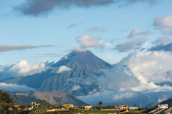 Tacksam Solnedgång Ecuador Land — Stockfoto