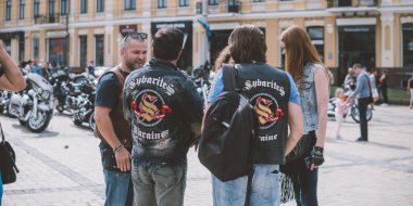 115. Harley Davidson Motosiklet Kutlamaları Kyiv 'de