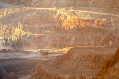 stone mining machine wrking. Industrial  