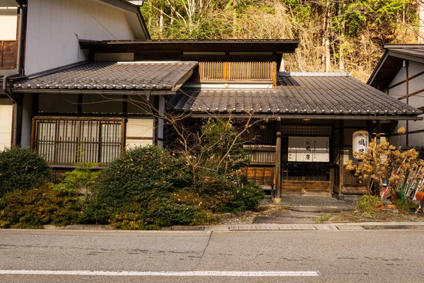 Takayama Japão 08Dec2019 Kazeya Hotel Uma Arquitetura Estilo Tradicional Japonês — Fotografia de Stock