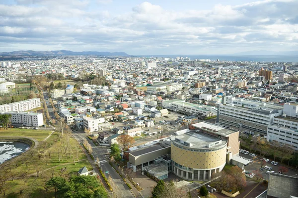 Hakodate Giappone 30Nov2019 Vista Dalla Torre Goryokaku Stata Particolarmente Impressionante — Foto Stock