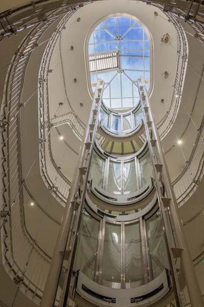 Dublino Irlanda Feb 2020 National Gallery Ireland Bulding Indoor Ascensore — Foto Stock