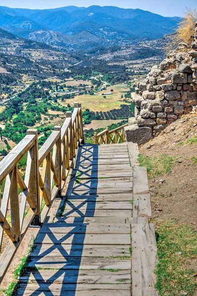 Rovine Dell Antica Città Greca Pergamo Turchia Una Giornata Estiva — Foto Stock