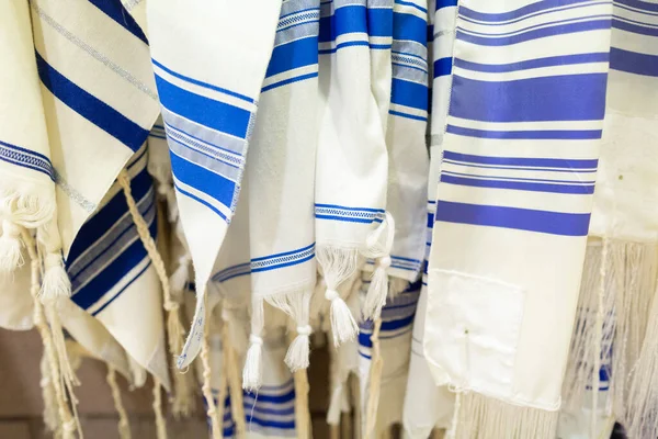 Close Jewish Prayer Shawls —  Fotos de Stock