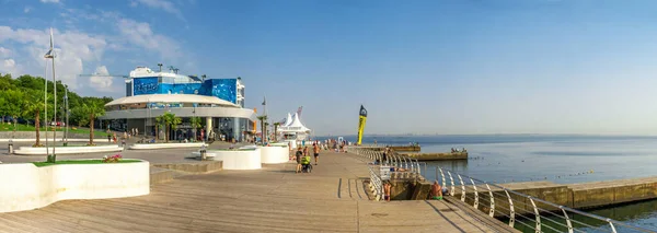 Odessa Oekraïne 2019 Strand Hotels Restaurants Entertainment Langeron Beach Odessa — Stockfoto