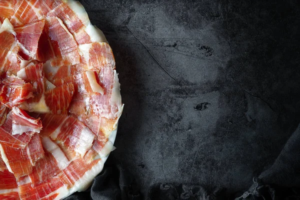 Bodegón Jamón Ibérico Concepto Gastronómico — Foto de Stock