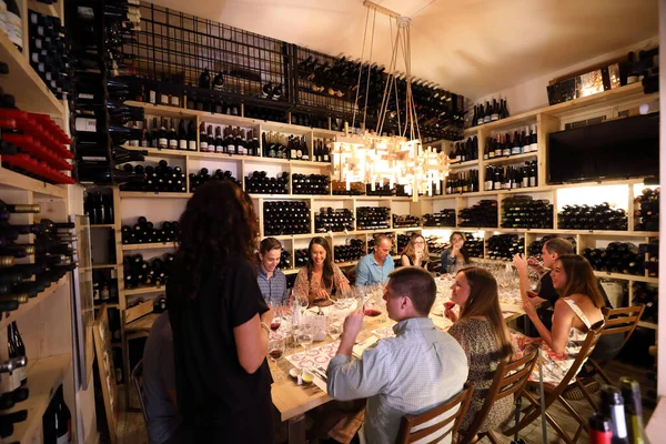 Wine Tasting Cellar Rome Italy — Stock Photo, Image