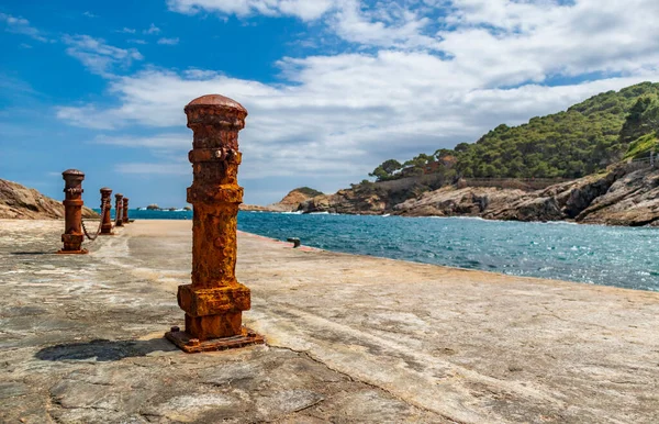 Seaside Path Beach Tuna Village Begur —  Fotos de Stock