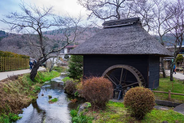 Oshino Japan Dez2019 Hakkai Oder Acht Meere Bezieht Sich Auf — Stockfoto