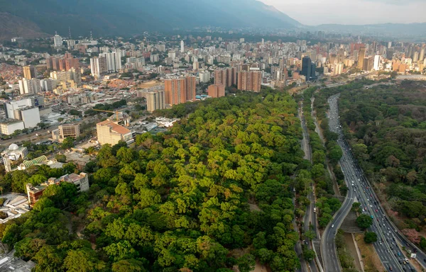 Karakas Şehrinin Doğusunun Havadan Görünüşü — Stok fotoğraf