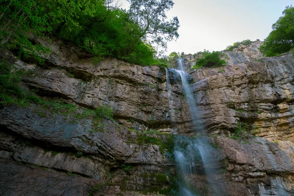 Bulgaristan Rila Dağlarında Güzel Şelale — Stok fotoğraf