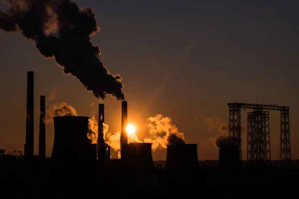 Industriële Warmteproductiefaciliteit Boekarest — Stockfoto