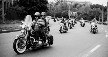 115. Harley Davidson Motosiklet Kutlamaları Kyiv 'de