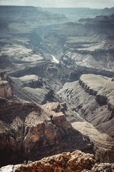 Κολοράντο Ποταμού Από Grand Canyon Θέα Χωριό — Φωτογραφία Αρχείου