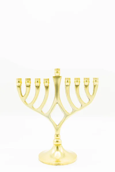 Large Menorah Lampstand Judaism Religious Symbol — стоковое фото