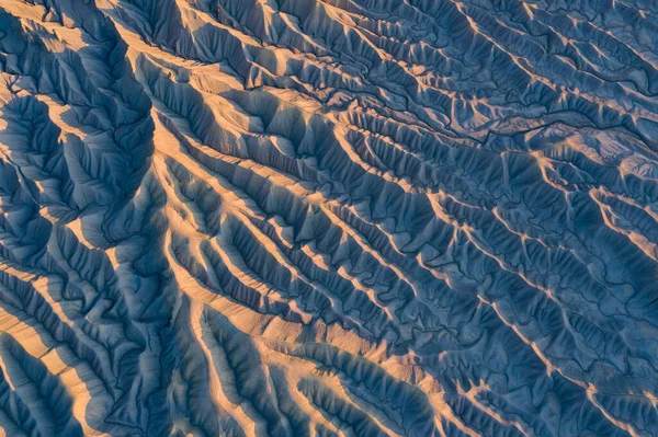 Erosion Paints Abstract Picture Hills Surrounding Fact — Stock Photo, Image
