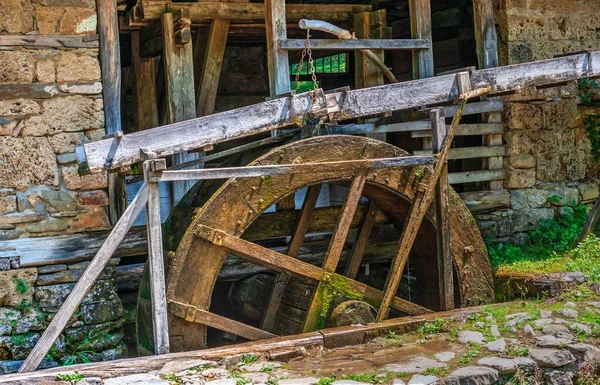 Moulin Eau Dans Complexe Ethnographique Architectural Etar Bulgarie Par Une — Photo