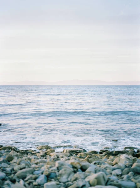 Ocean View Calm Waters Golden Hour California — Stock Photo, Image