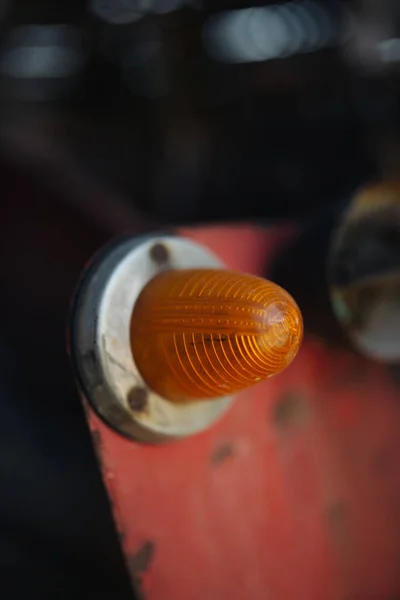 Tail Light Old Tractor — Stockfoto