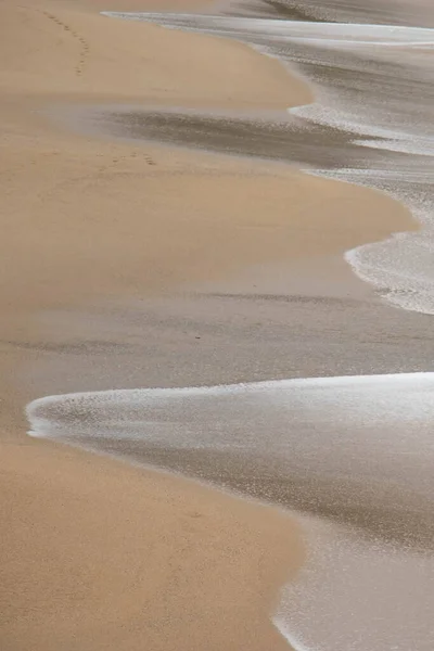 Gentle Waves Fine Sand Quiet Beach — Stok fotoğraf