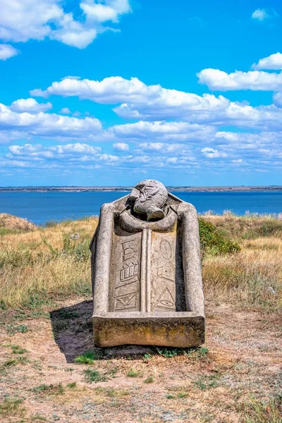 Parutino Ucrania 2019 Antigua Colonia Griega Olbia Orillas Del Río — Foto de Stock