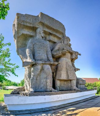 Ukrayna, Odessa yakınlarındaki Nerubayske köyündeki Partizan Zaferi anıtı ve müzesi.