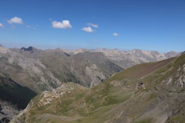 Panoramic view of the valley with a clear sky