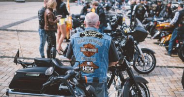 115. Harley Davidson Motosiklet Kutlamaları Kyiv 'de