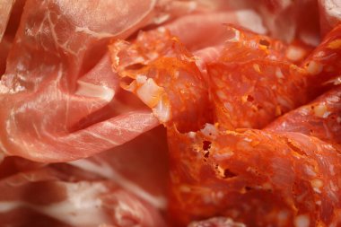 Lezzetli yiyeceklerin yakın çekimi.