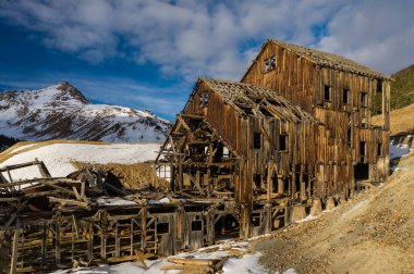 Colorado 'da terk edilmiş maden yapıları